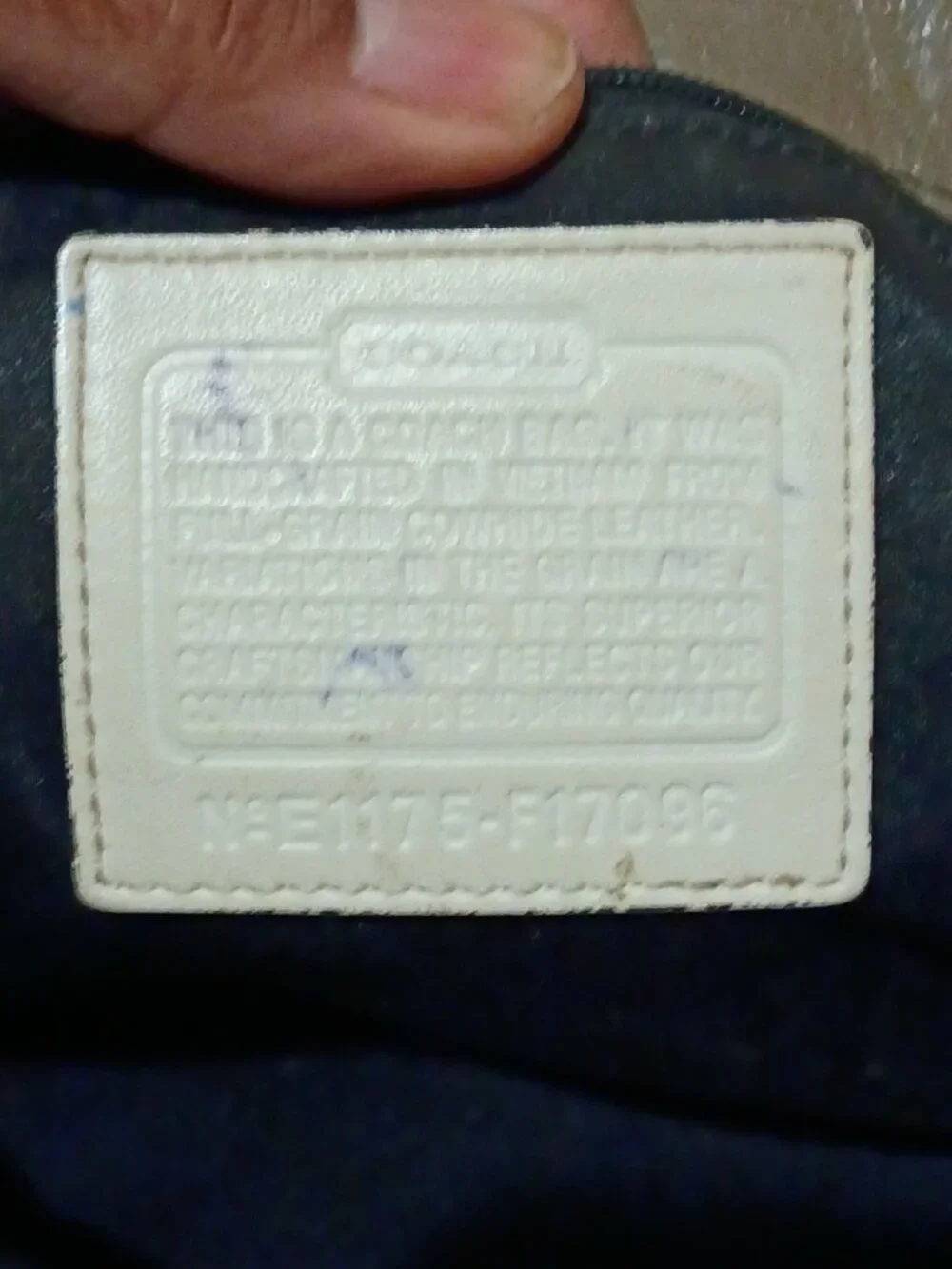 Coach leather satchel